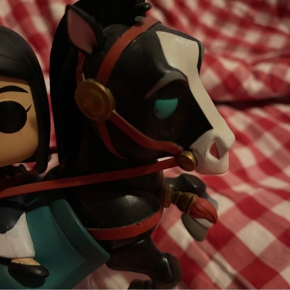 Mulan Riding Khan #76 Funko Pop Rides Vinyl Figure Loose No Box - Picture 7 of 10
